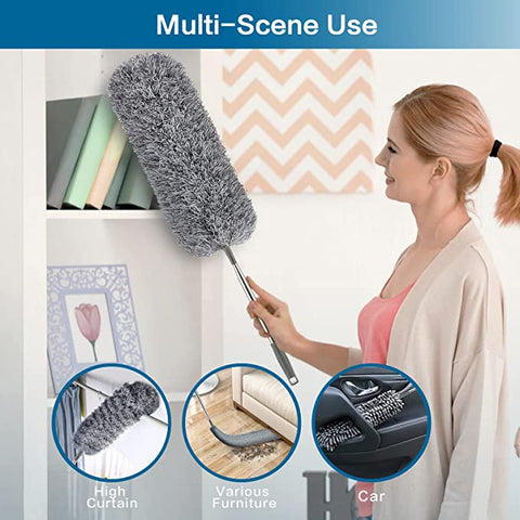 🤩Flexible Fan Cleaning Duster with Long Rod🤩