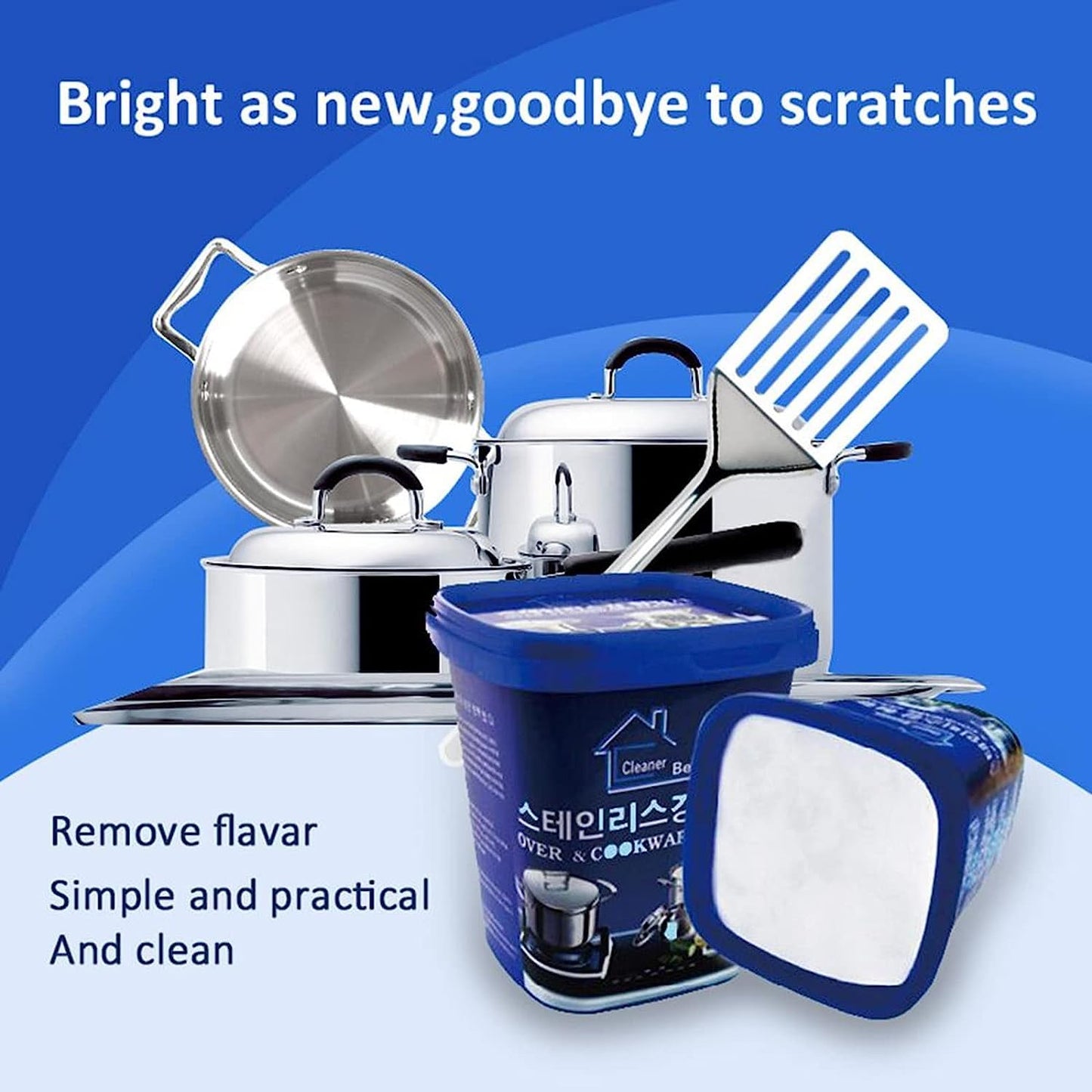 🤩Oven & Cookware Stain Remover Stainless Steel Cleaning Paste🤩