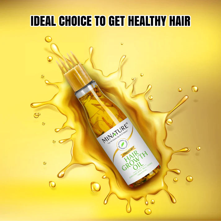 🤩ShinyHair Growth Oil Enriched With Real Herbs [Buy1 Get 1 Free]🤩