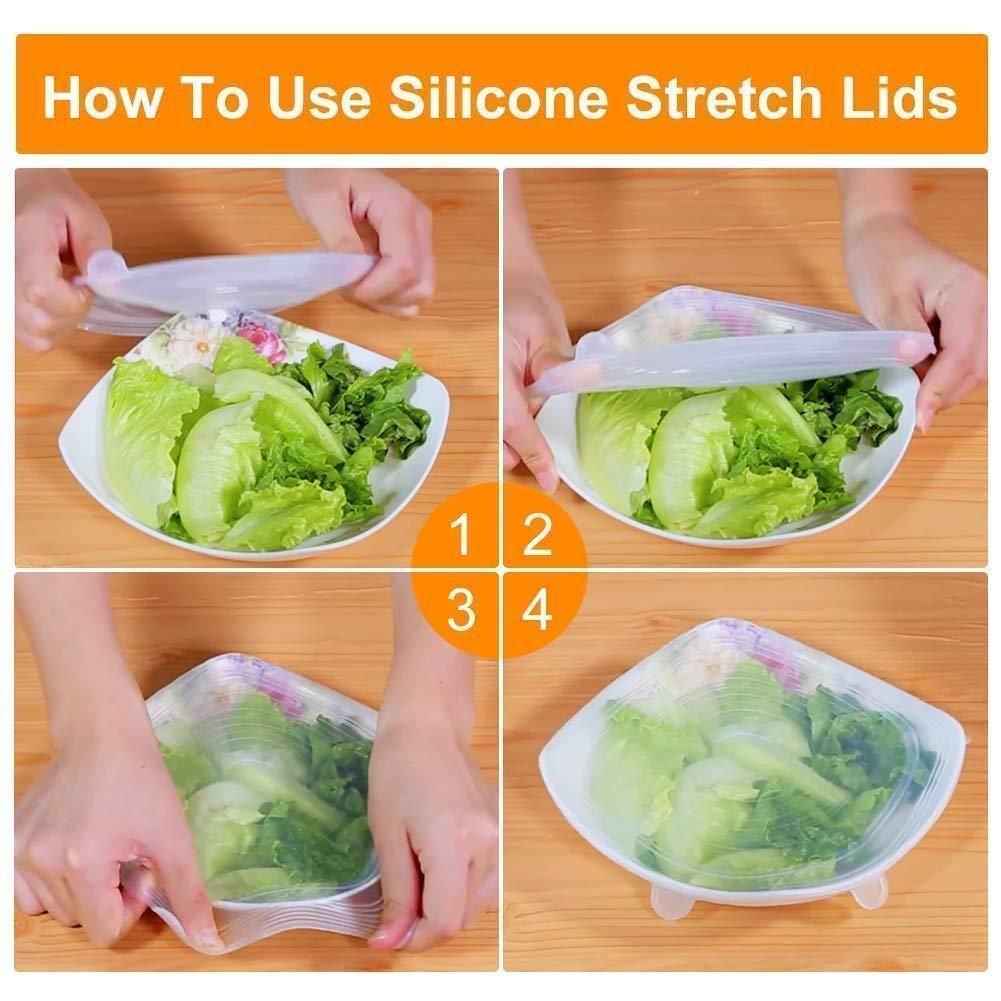 🤩Silicon  Stretchable Reusable Lids For Food Cover [Buy 3 Get 3 Free]🤩