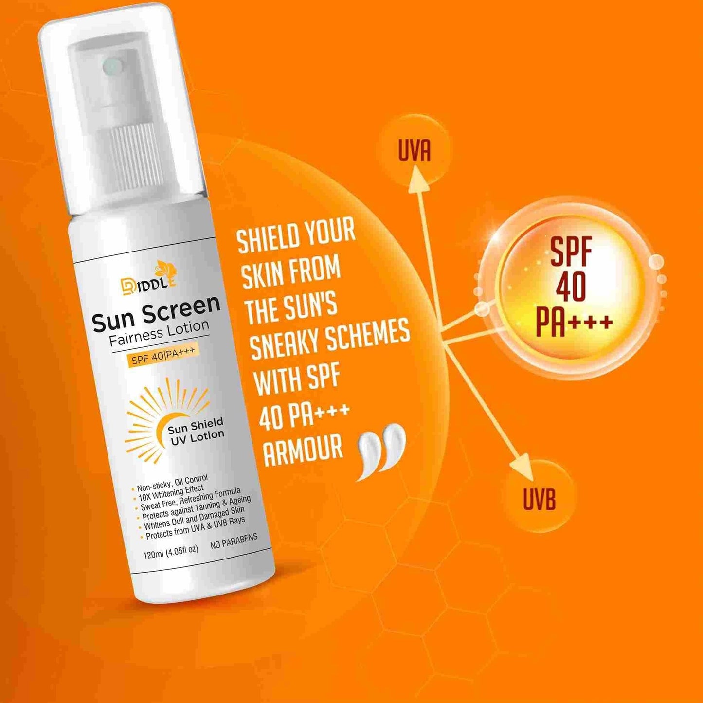 😍Sunscreen Fairness Liquorice UV Lotion (120 ml)😍