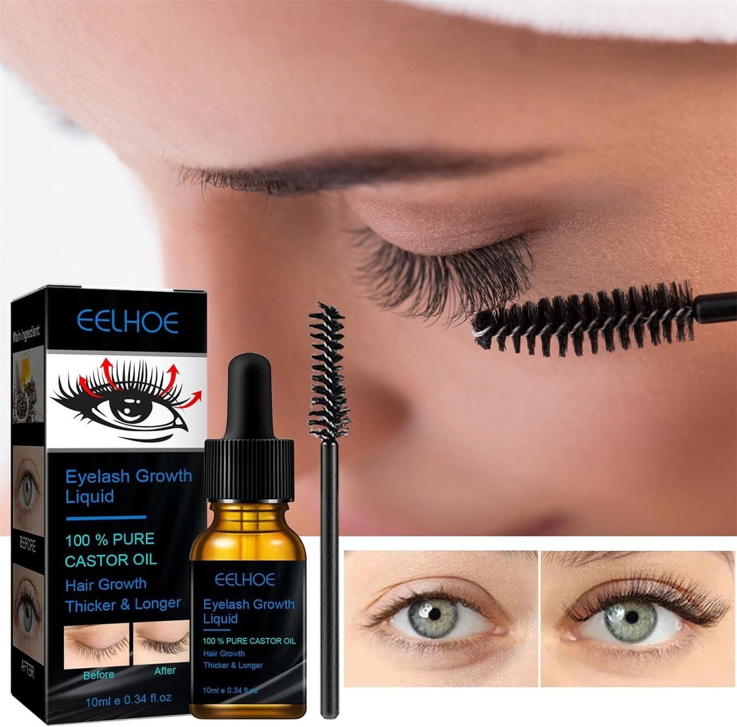 🤩Eelhoe Natural Eyelash Growth Liquid 10 ml🤩