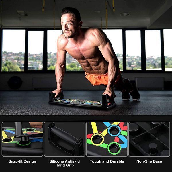 🤩9 in 1 Multifunctional Foldable Color Coded Push up Board🤩