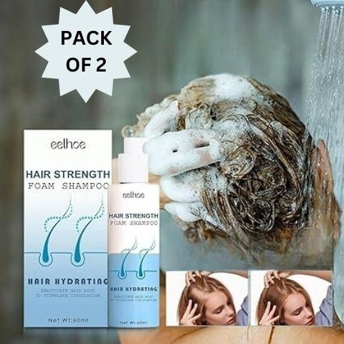 🤩Hair Strength Foam Shampoo, Moisturizing Hair And Scalp [🔥Buy 1 Get 1 Free🔥]🤩