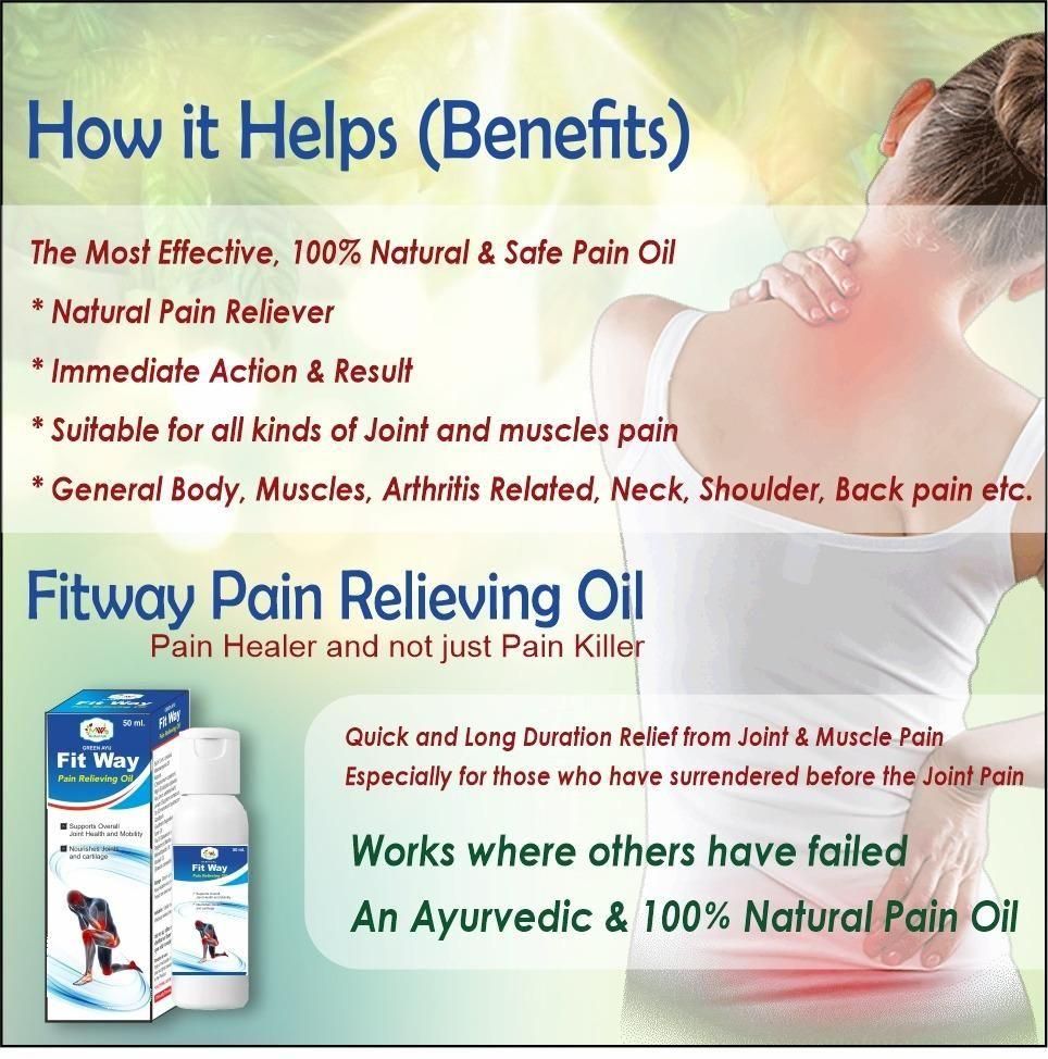 🤩Fitway Pain Relieving Oil 50 ml Pack🤩