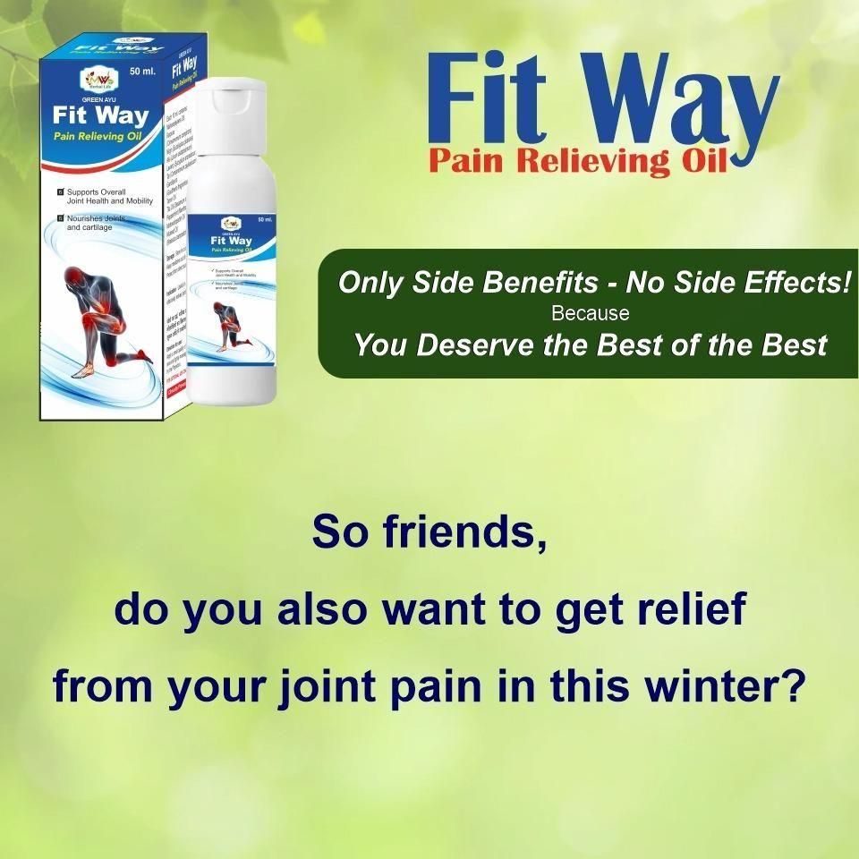 🤩Fitway Pain Relieving Oil 50 ml Pack🤩