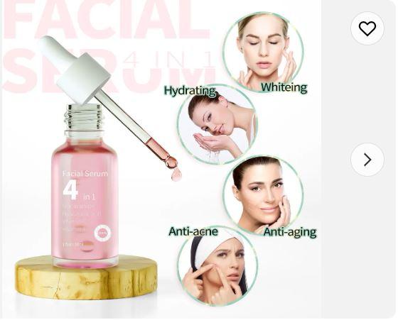 🤩4 in 1  Anti-aging Hydrating and Best Whitening Facial Serum🤩