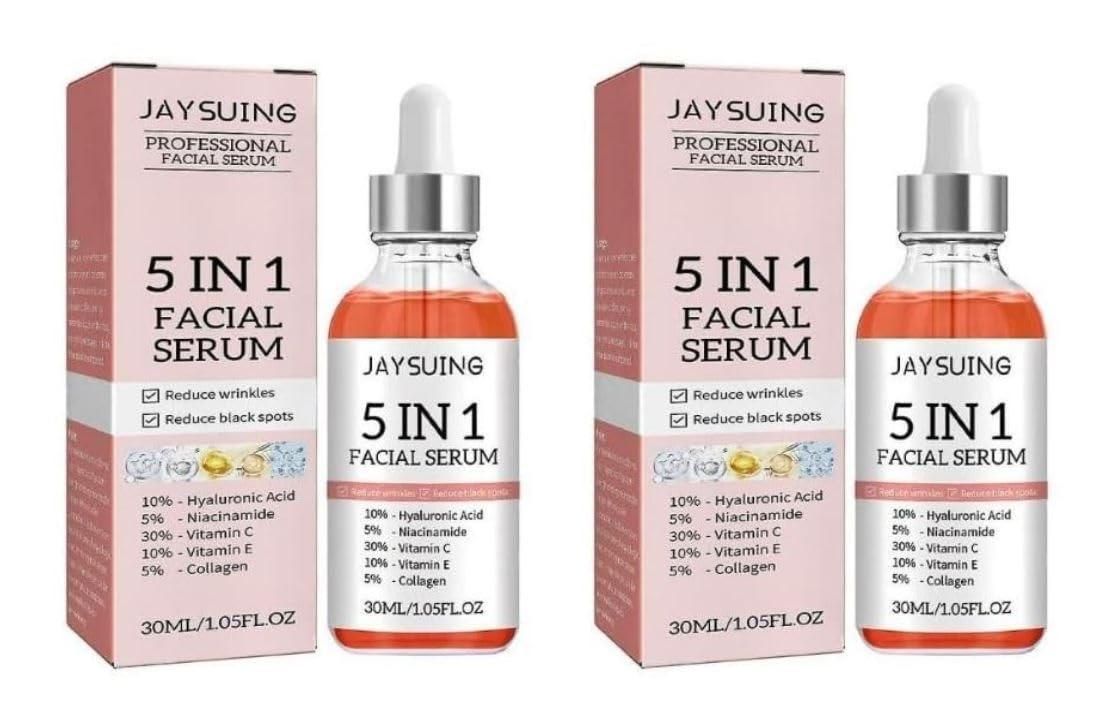 😇5 in 1 Advanced Anti-Wrinkle Face Serum[BUY 1 GET 1 FREE]😇