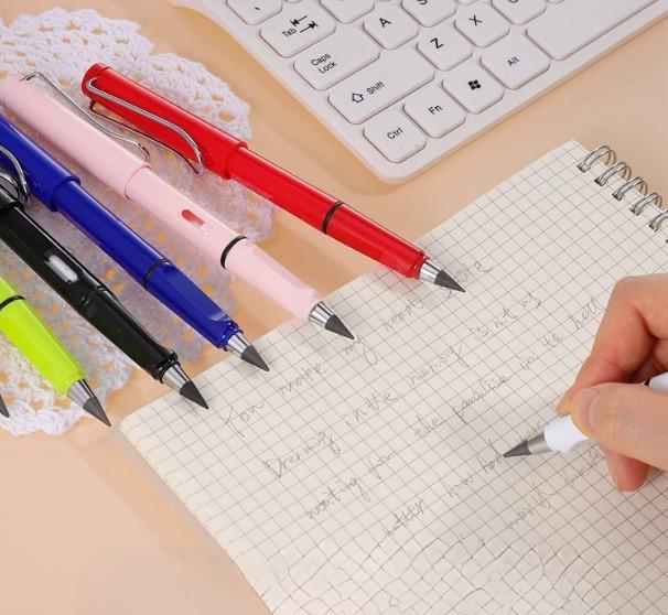 🤩Everlasting Inkless Reusable Metal Writing Pens with Graphite Nib🤩