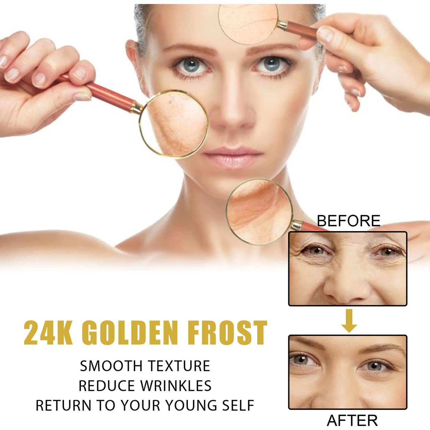 🤩24K Golden Frost Face Cream to Glow [Buy 1 Get 1 Free]🤩