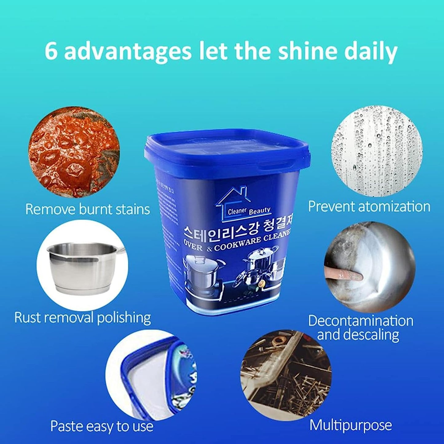 🤩Oven & Cookware Stain Remover Stainless Steel Cleaning Paste🤩