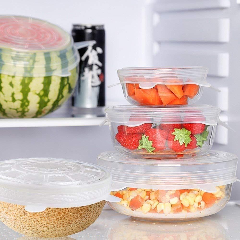 🤩Silicon  Stretchable Reusable Lids For Food Cover [Buy 3 Get 3 Free]🤩