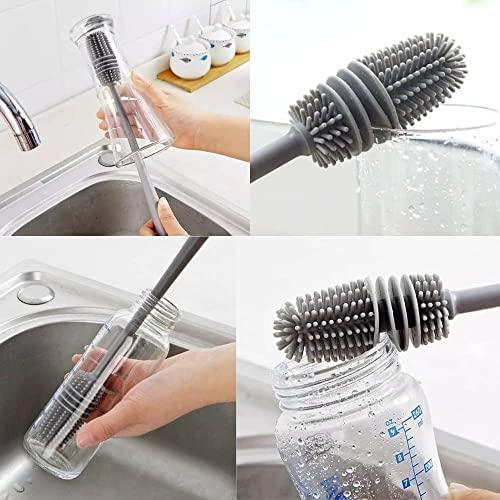 🤩Premium Silicone Bottle Cleaning Brush with Long Handle🤩