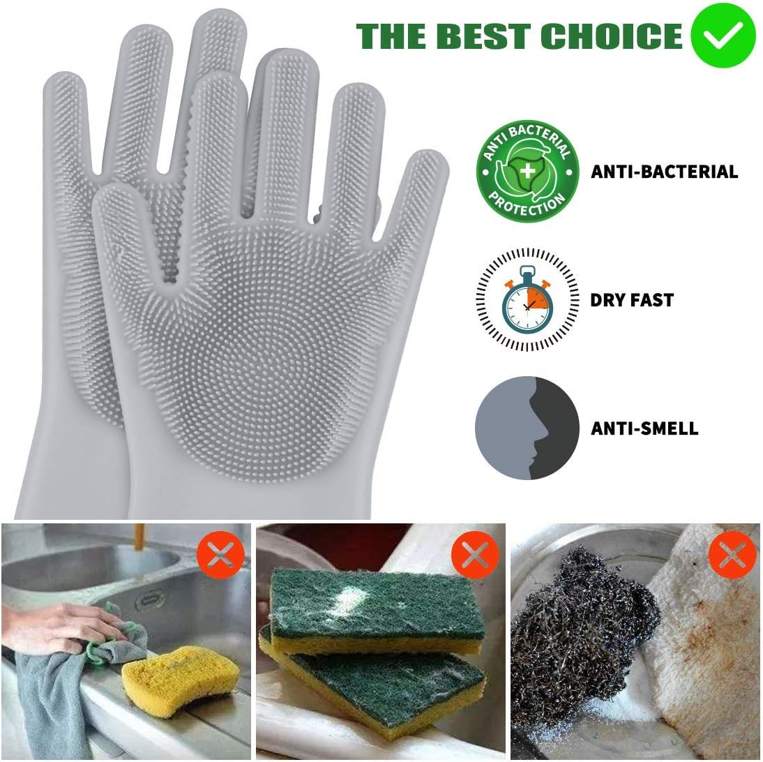 🤩Smart Silicone Dish Washing Gloves [Buy 1 Get 1 free]🤩