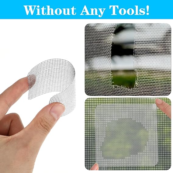 🤩Window Screen Mesh Hole Repair Kit Patch Adhesive [🔥Buy 5 Get 5 Free🔥]🤩