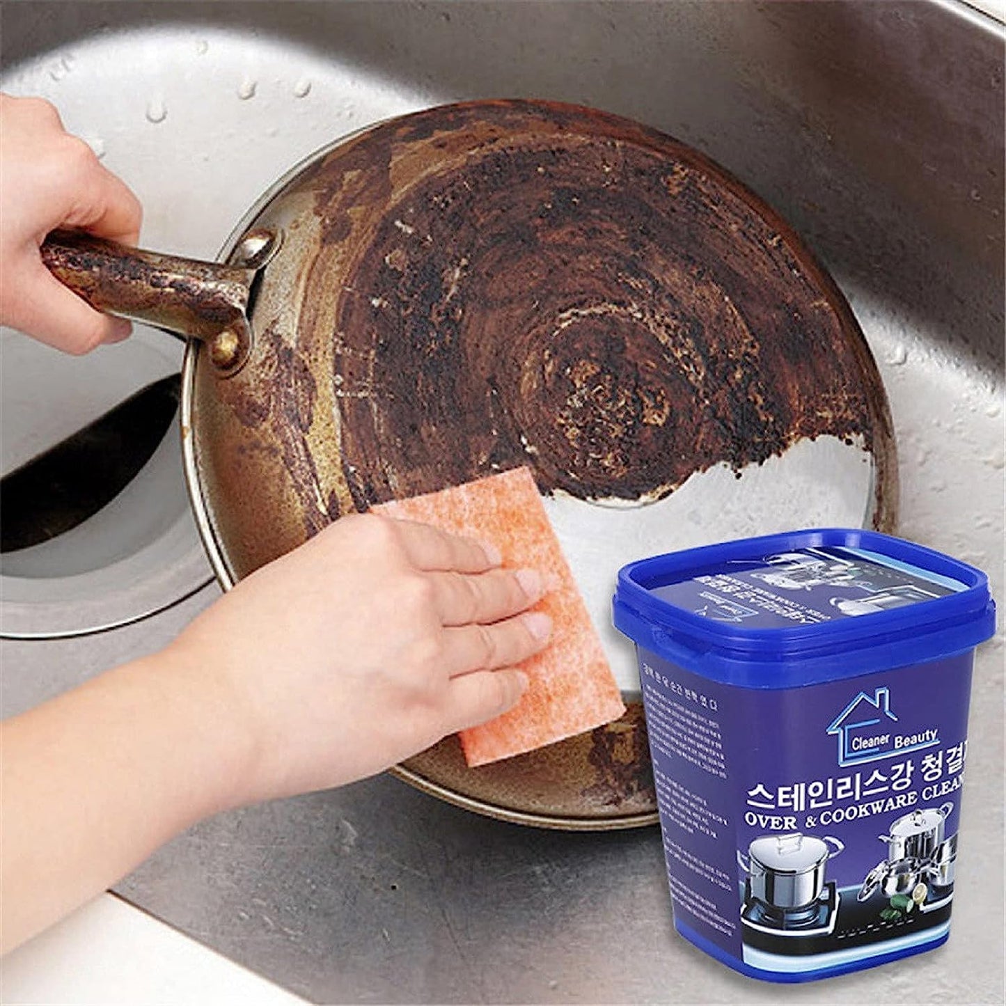 🤩Oven & Cookware Stain Remover Stainless Steel Cleaning Paste🤩