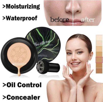 🤩Waterproof CC Cream With Mushroom Head Makeup Brush🤩