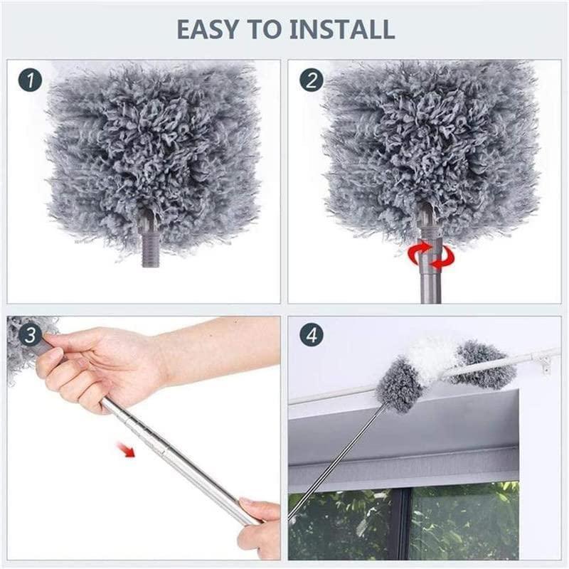 🤩Flexible Fan Cleaning Duster with Long Rod🤩