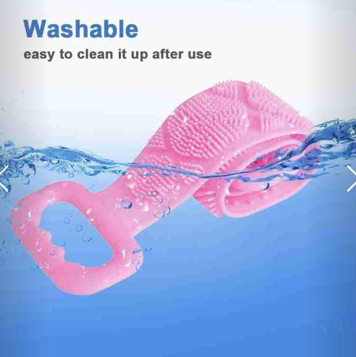 🤩Silicone Double side Body Back Scrubber and Bathing Brush🤩