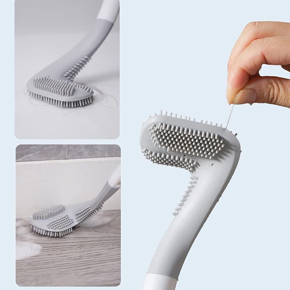 🤩Flexible Bendable Silicone Golf Toilet Bowl Cleaner Toilet Brushes🤩