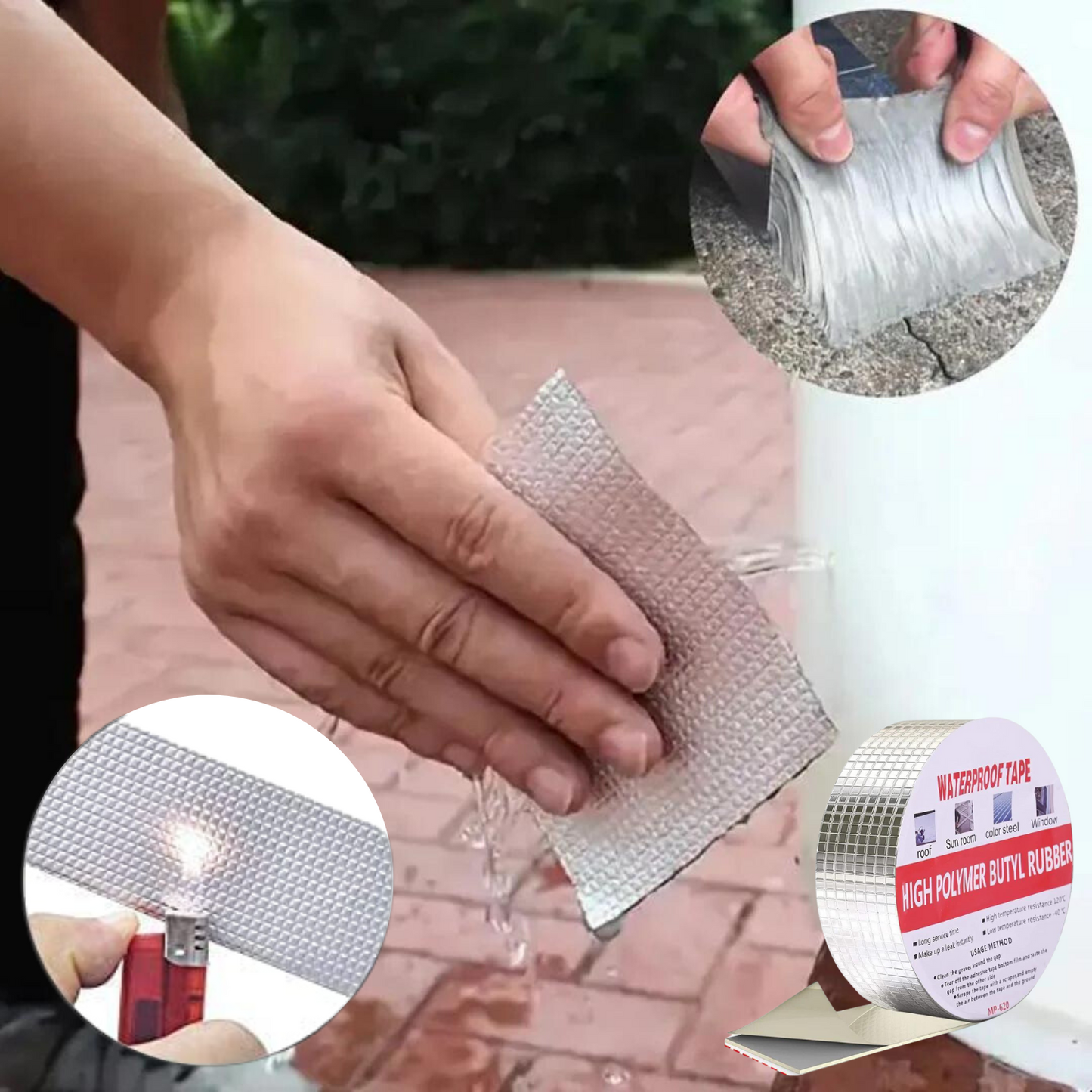 🤩 Long Durable Leakage Water Proof Aluminum Tape🤩