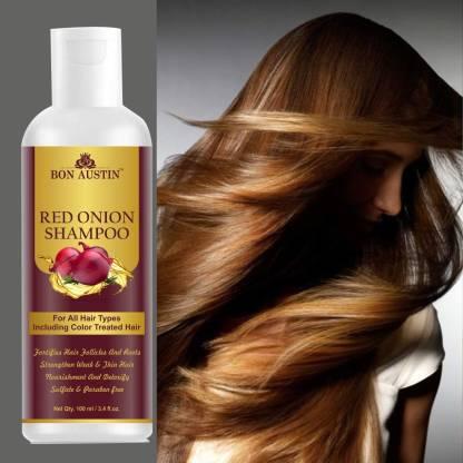 Bon Austin Red Onion Shampoo-For Hair Growth & Anti Hair Fall 100 ml  (Pack Of 2)