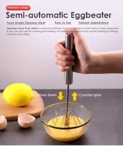 🤩Hand Push Rotary Kitchen Whisk Mixer🤩