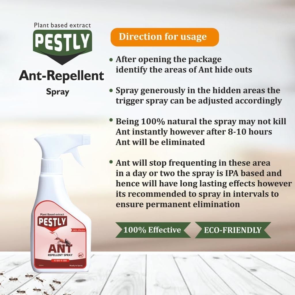 🐜Pestly Herbal Ant Repellent Spray for Home & Kitchen🐜