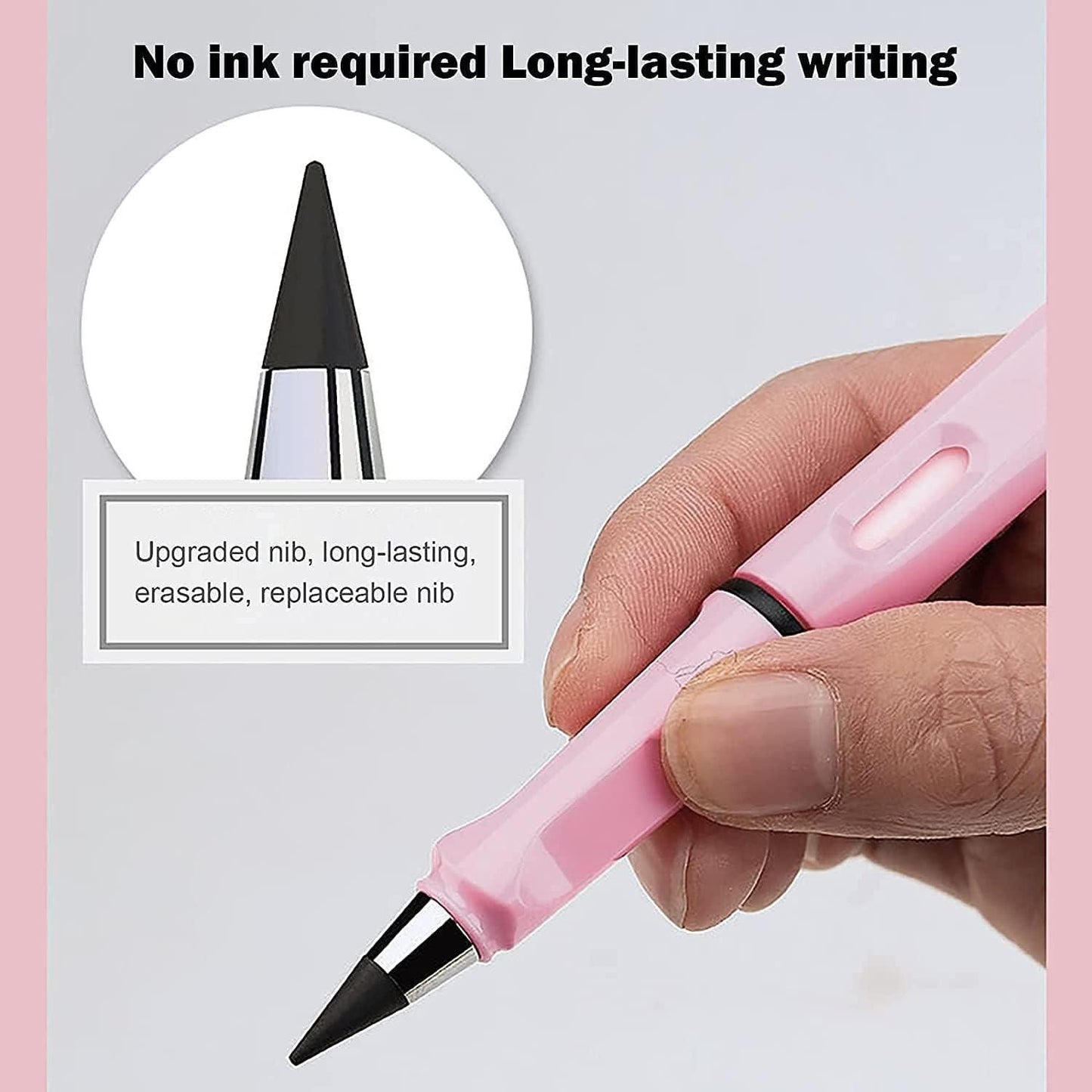 🤩Everlasting Inkless Reusable Metal Writing Pens with Graphite Nib🤩