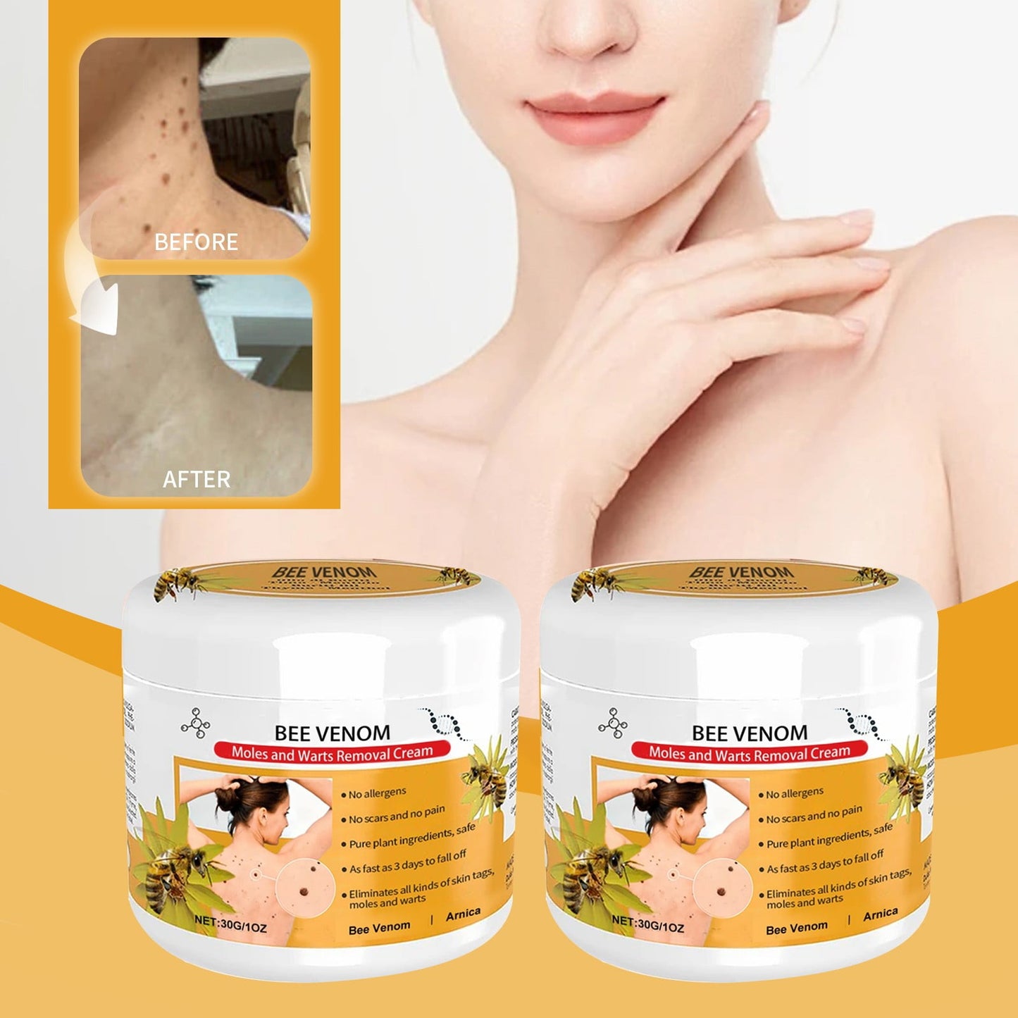 🤩Bee Venom Repair Cream, Hydrate and Moisturise all Skins [Buy 1 Get 1 Free]🤩