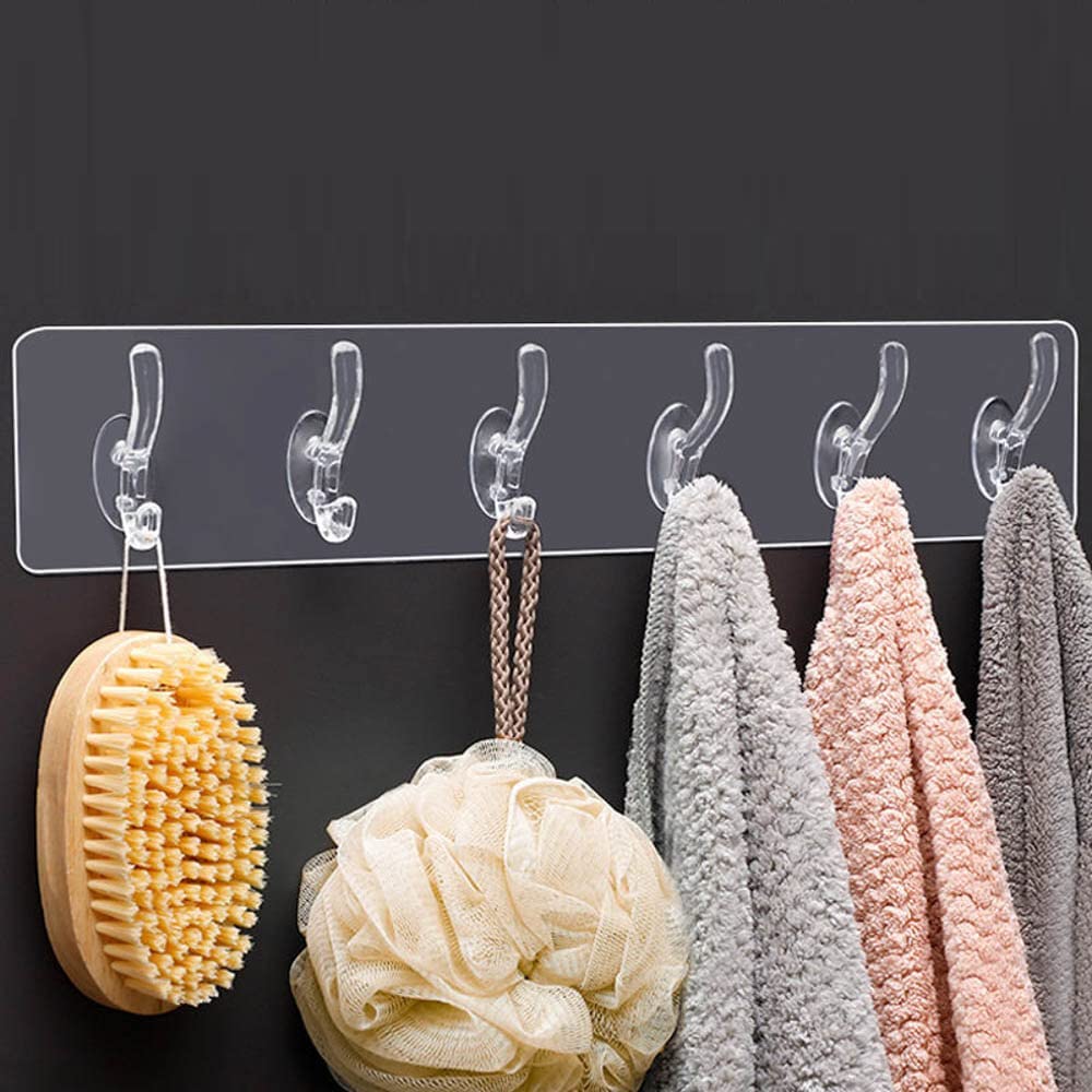 🤩Self Adhesive 6 Wall Hanger Hooks[Buy 1 Get 1 Free]🤩