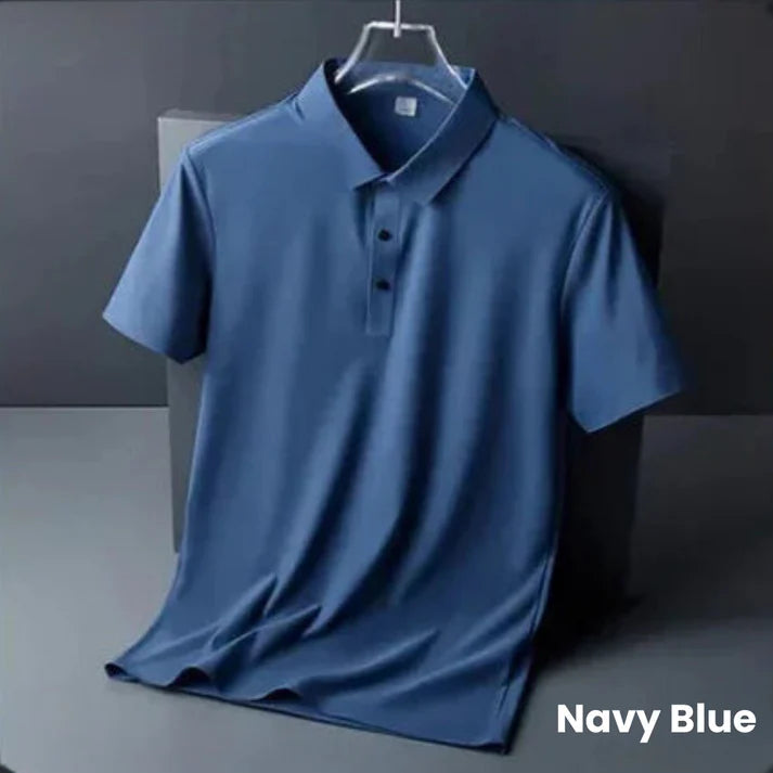 🤩Poly Matte Solid Half Sleeves Men's Polo T-Shirt [🔥Buy 2 Get 2 Free🔥]🤩