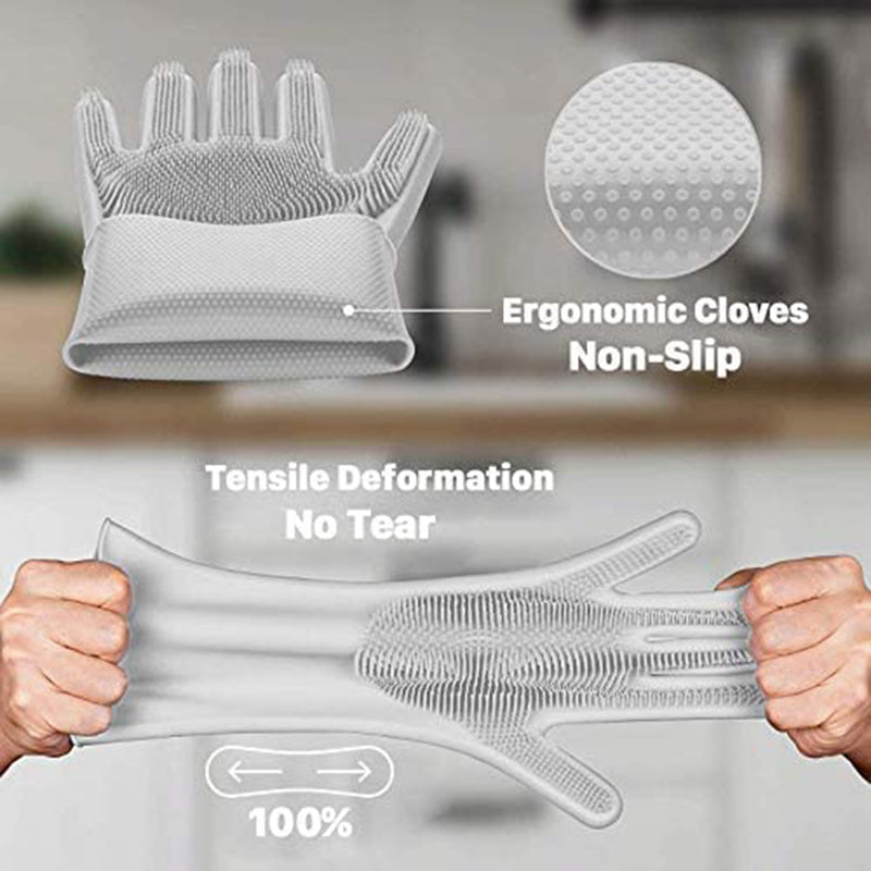 🤩Smart Silicone Dish Washing Gloves [Buy 1 Get 1 free]🤩