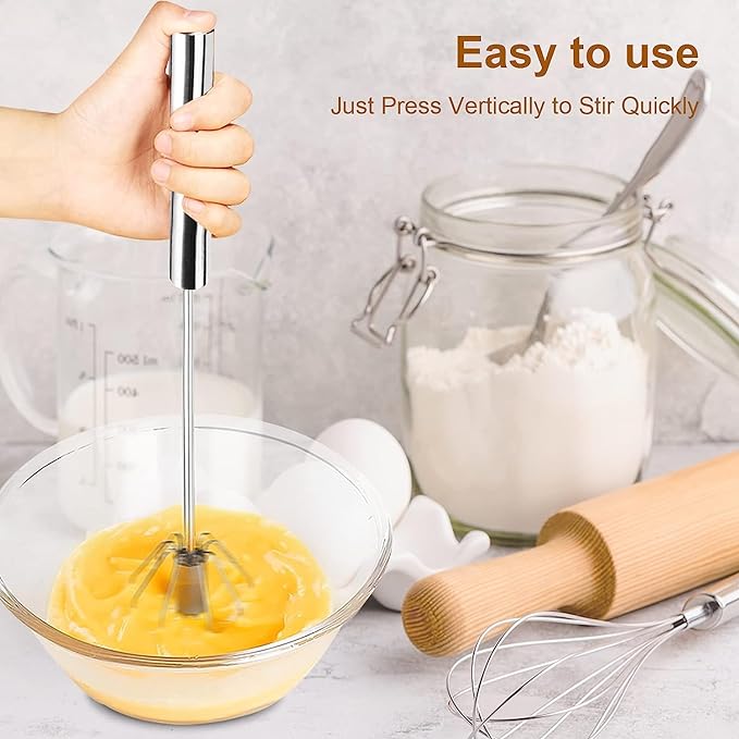 🤩Hand Push Rotary Kitchen Whisk Mixer🤩