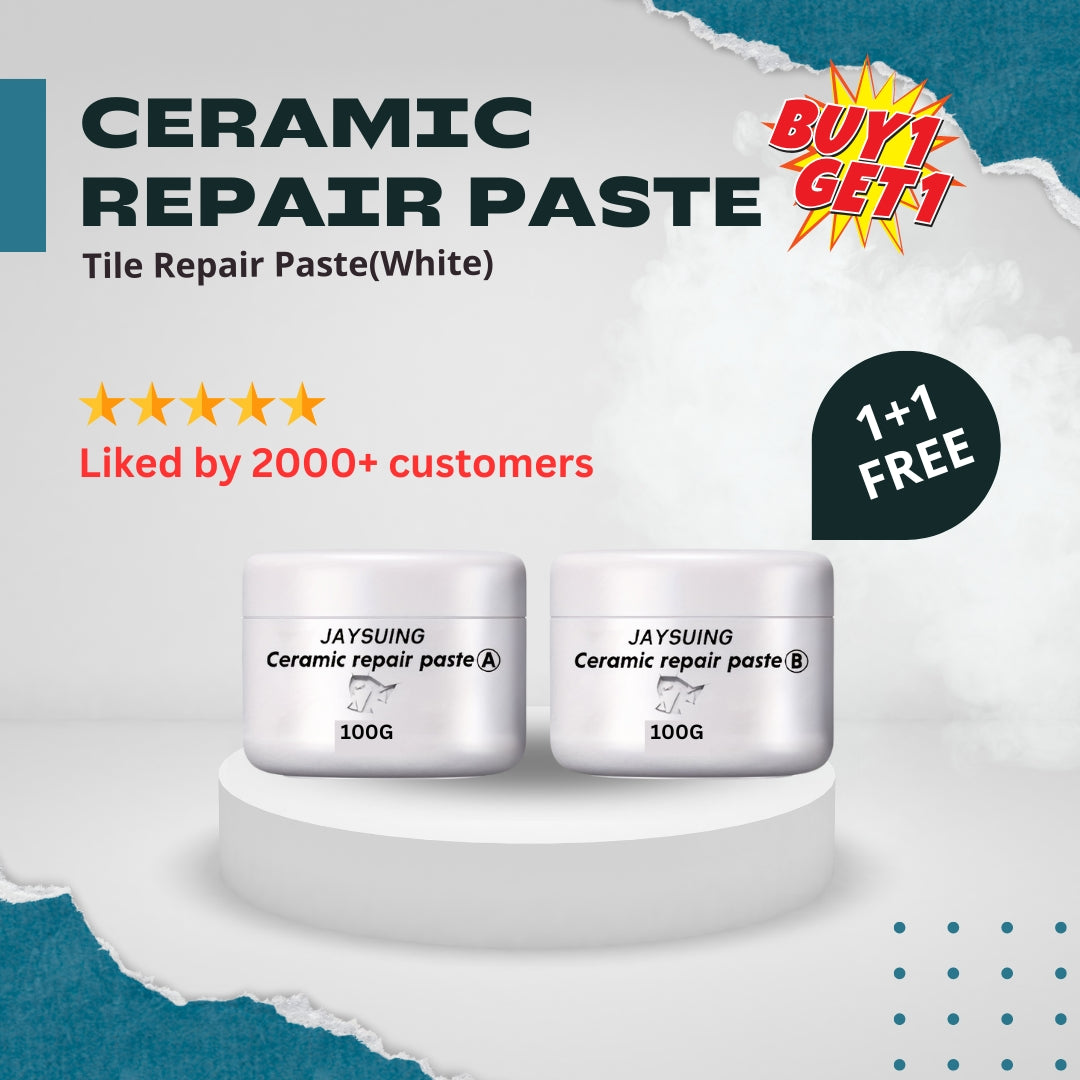 🤩Ceramic Repair Paste, Tile Repair Paste(White)  100 gram [Buy 1 Get 1 free]🤩