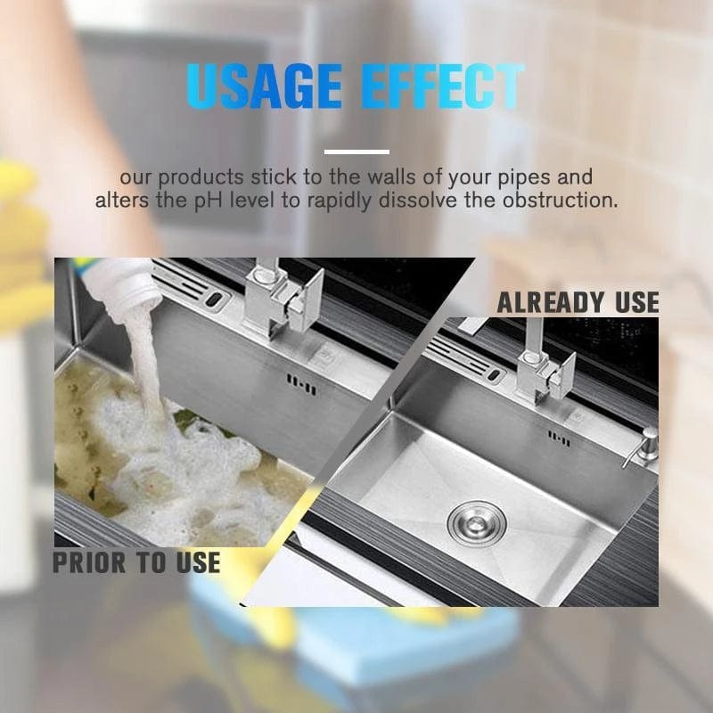 🤩Powerful Drain Blockage Remover and Sink Cleaner [Buy 1 Get 1 Free]🤩